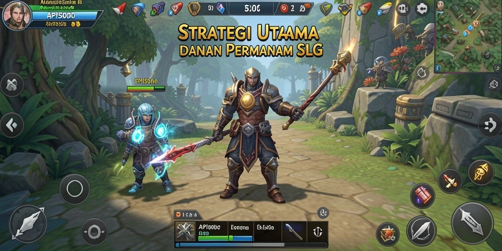 Tangkapan layar gameplay API5000 yang menampilkan strategi pertempuran yang intens.