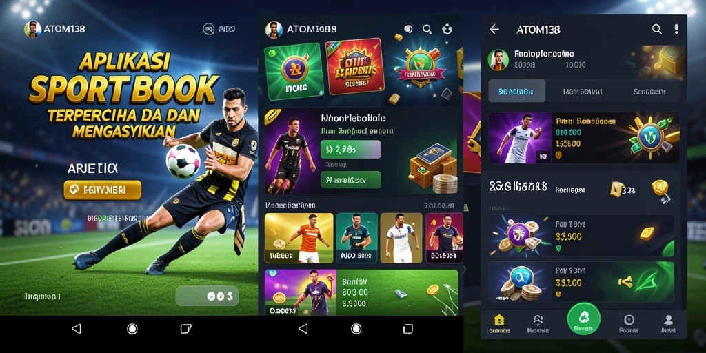 Tampilan gameplay ATOM138 yang menarik dan interaktif untuk taruhan olahraga.