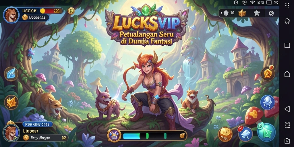 Gameplay LUCKSVIP menampilkan aksi petualangan yang mendebarkan.