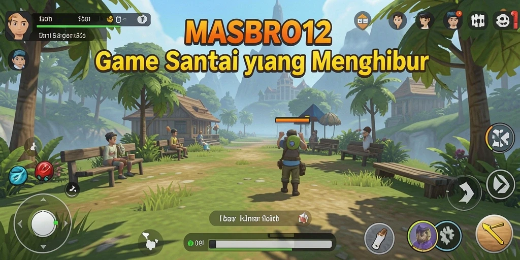 Screenshot menarik menampilkan gameplay santai dari MASBRO12.