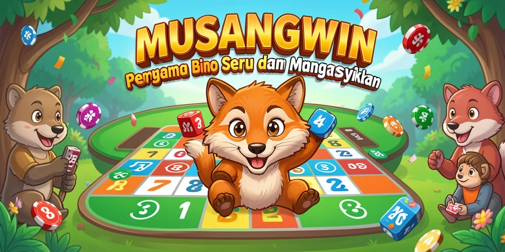 Tampilan menarik dan gameplay seru pada MUSANGWIN Bingo.