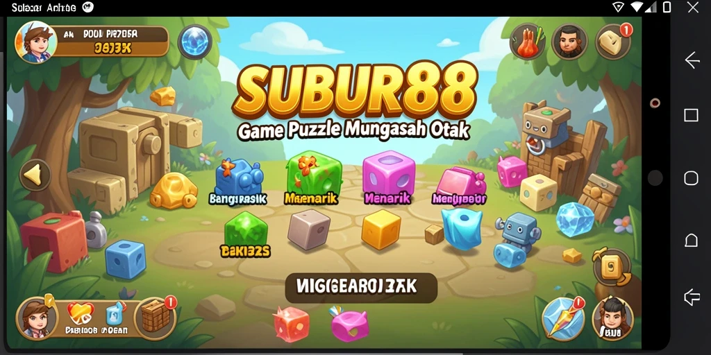 Screenshot dari gameplay Puzzle SUBUR88 dengan tantangan menarik.