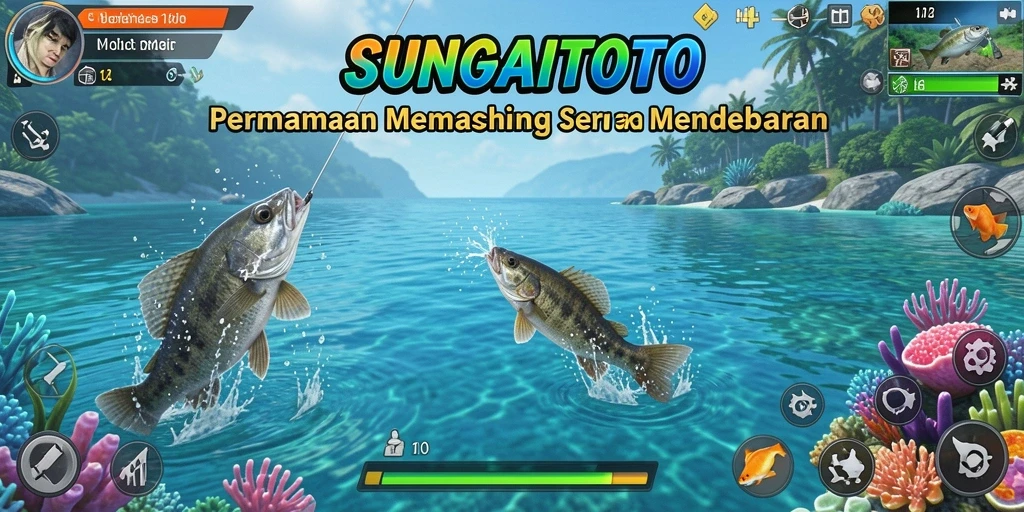 Tangkapan ikan yang menakjubkan dalam SUNGAITOTO.